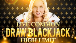 Live Common Draw Blackjack High Limit